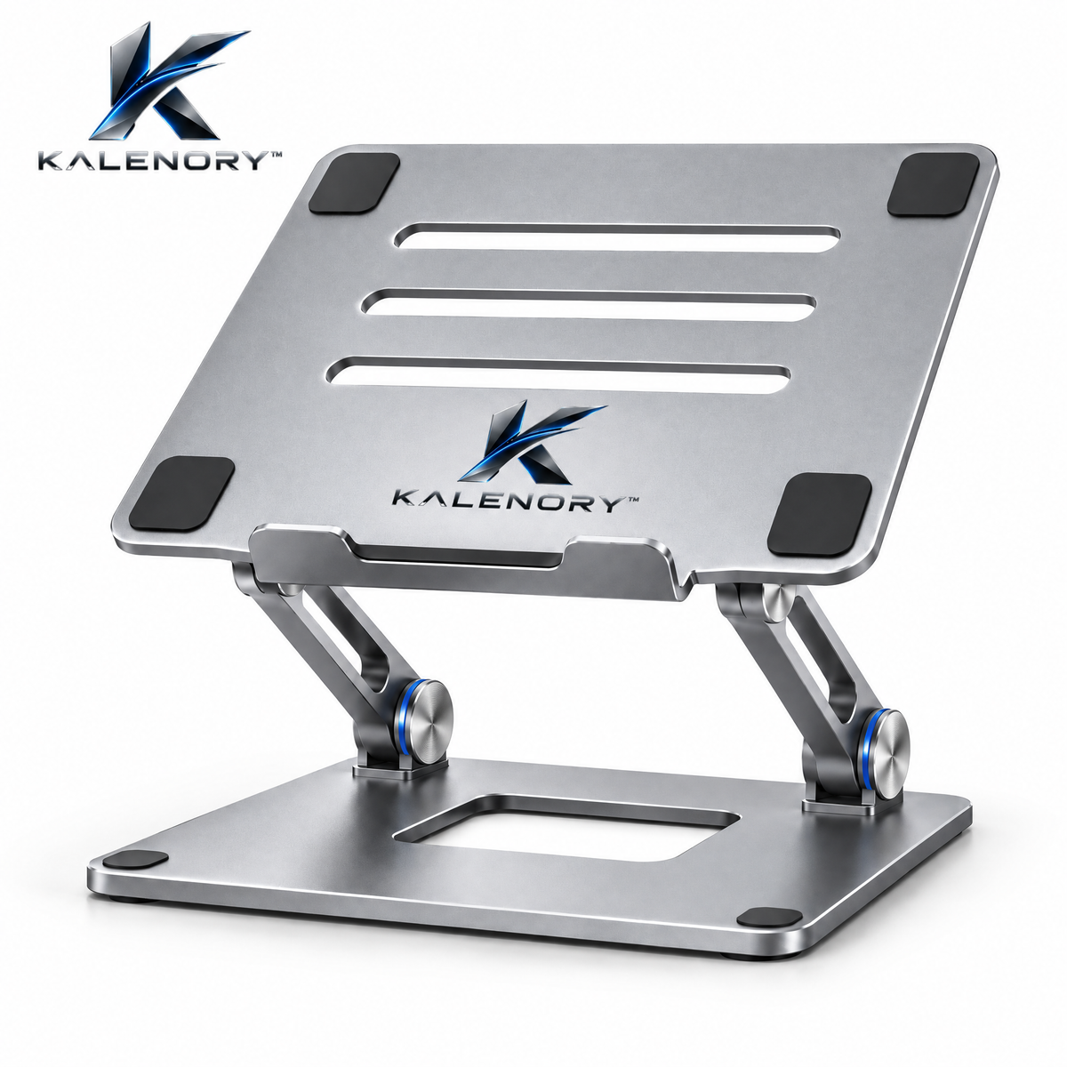 Kalrnory™ ElevateFold Adjustable Laptop Stand – Foldable Ergonomic Desktop Riser for Work, Study & Travel