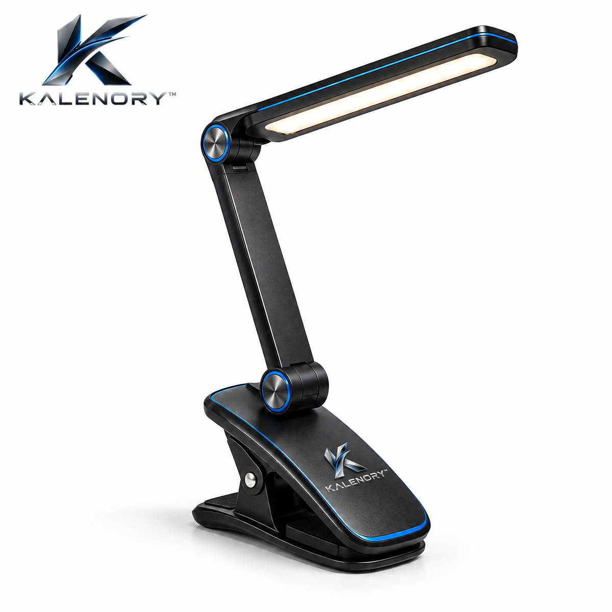 Kalrnory™ FlexBeam Portable Reading Light – Rechargeable Clip-On Book Lamp with 3 Light Tones & Adjustable Brightness