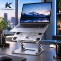 Kalrnory™ ElevateFold Adjustable Laptop Stand – Foldable Ergonomic Desktop Riser for Work, Study & Travel