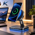 Kalrnory™ 15W Slim Wireless Charging Pad – Fast Desktop Charger for Phones, Earbuds & Everyday Devices