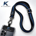 Kalrnory™ Adjustable Crossbody Phone Lanyard – Hands-Free Phone Strap with Universal Tether Tab for Travel, Work & Everyday Carry