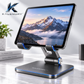 Kalrnory™ FlexView Adjustable Tablet Stand – 360° Rotating Desktop Holder for Work, Streaming, Video Calls & Everyday Use