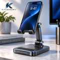 Kalrnory™ Adjustable Foldable Phone Stand – Multi-Angle Desktop Holder for Work, Video Calls, Streaming & Everyday Viewing