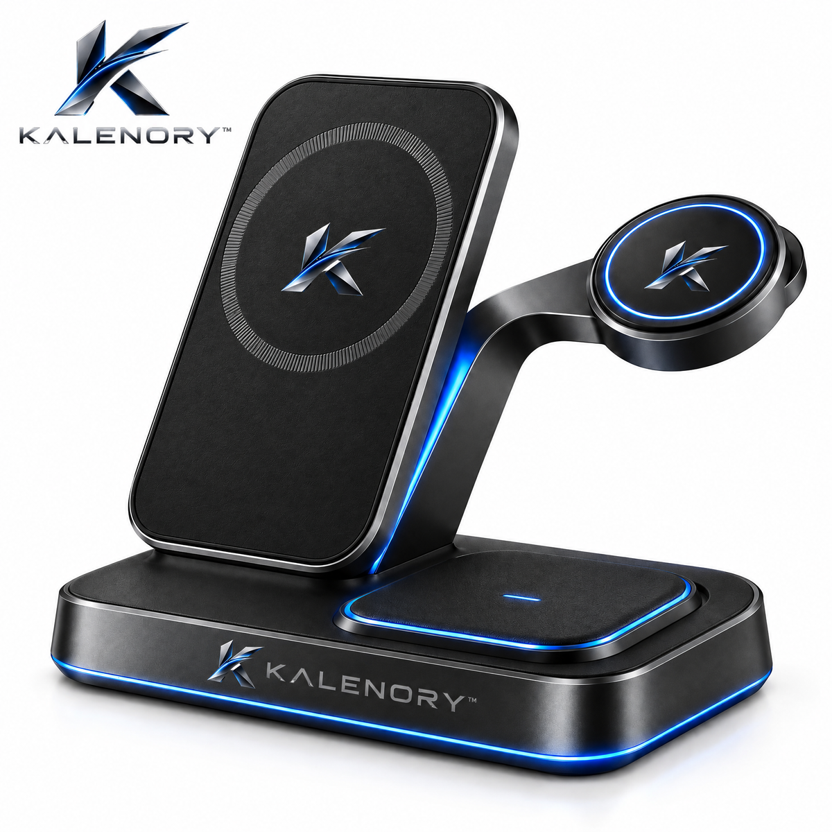 Kalrnory™ Multi-Device Charging Station – 5-in-1 Desktop Charging Hub for Phones, Watches, Earbuds & Everyday Electronics